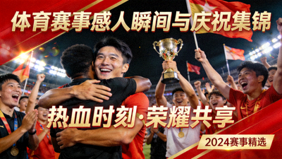 体育赛事感人瞬间与庆祝画面集锦视频封面